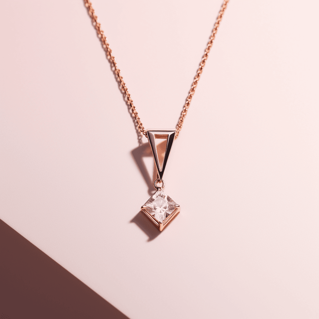 Diamond pendant necklace